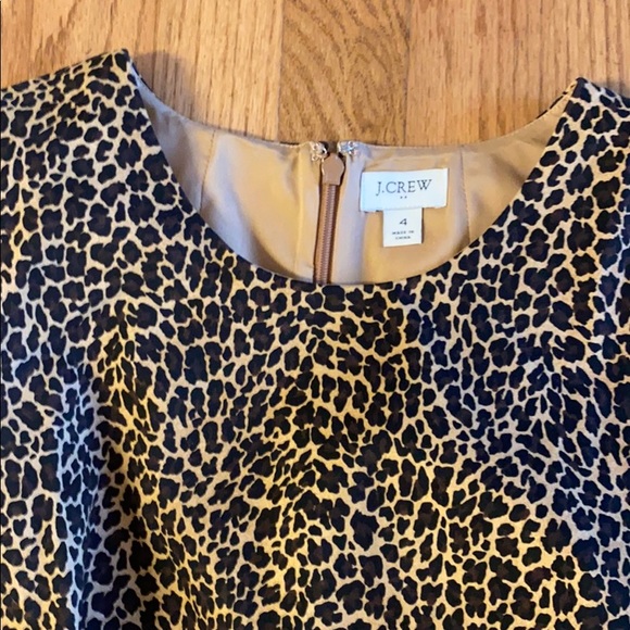 J Crew Factory Leopard Sheath Dress - Picture 3 of 5